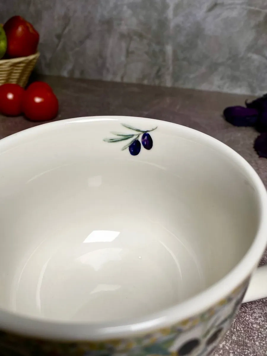 Gift'n'home Çay Ve Çorba İçin Büyük Kupa Harika Bir Hediye. 314347189 Mavi