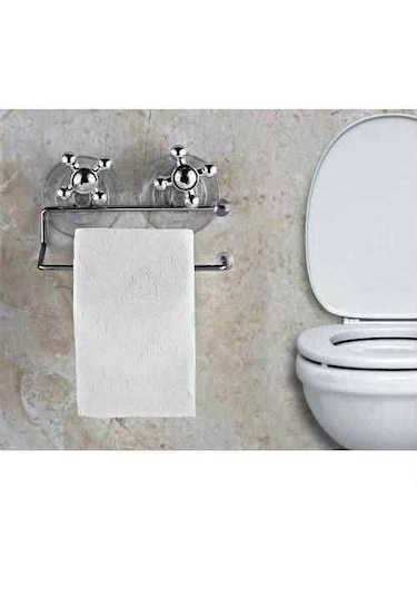 Hitfoni Vakumlu Tuvalet Kağıtlığı Paslanmaz Krom Tuvalet Kağıdı Askısı
