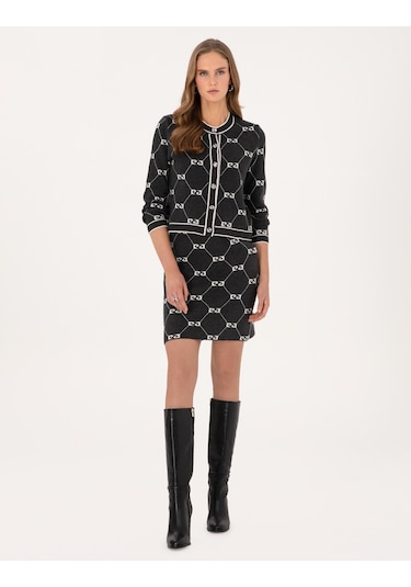 Pierre Cardin Kadın Antrasit Hırka Triko 50311002-vr006 Antrasit