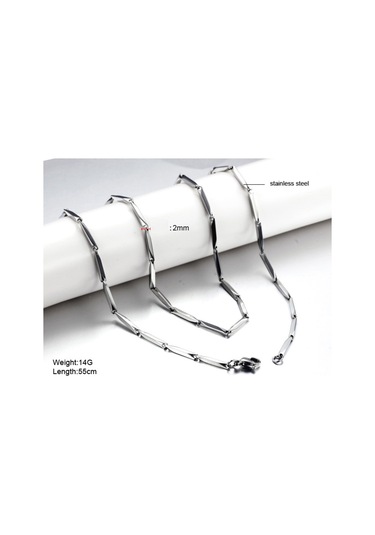 Chavin 2 Mm. 50 Cm. Erkek Çelik Zincir Da33 (478255787)