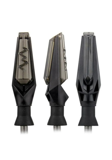 Motosiklet Amerikan Park Modüllü Nabız Kayar Sinyal Beyaz-1452