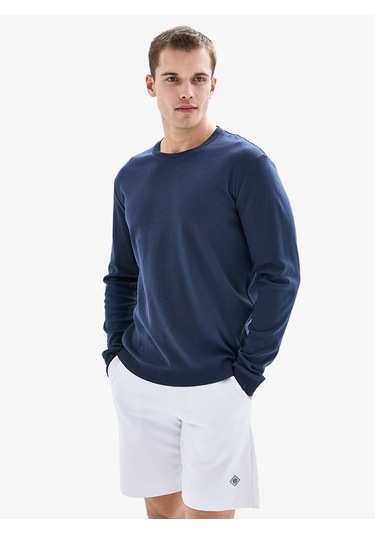 Erkek Sweatshirt 40924 - Lacivert Lacivert