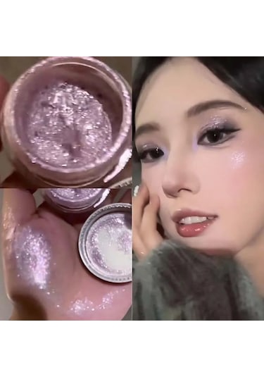Elmas Mor Sıvı Jel Göz Farı Inci Glitter Fosforlu Payetler Tek Renkli Pırıltılı 05 3g 01 Garden Rose