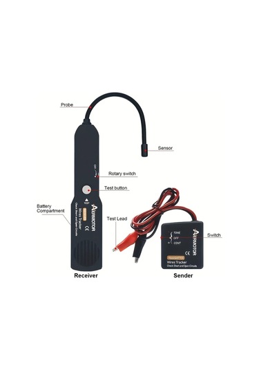 Boatshop1 Em415pro Otomotiv Devamlılık Test Cihazı Lcd Ekranlı Taşınabilir Manuel Ac Dc Güç Testi Hassas Ölçüm Aleti