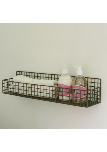 Metal Banyo, Mutfak Rafı 2’Li Set Wd-241 Siyah