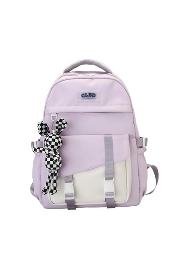 Amiqi Kt-9551 Yüksek Kalite İçin Okul Sırt Çantası Yeni Moda Okul Çantası S Kız Gençler İçin Okul Ça Mor