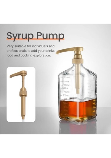 Metabagua 10 Adet Kahve Süt Çay Dağıtıcı Şurubu Pompası Altın Sıvı Dağıtıcı Torani Şurubu 8 Ml Meyve Suyu Şişesi Dağıtıcı Pompası Be0874 Siyah