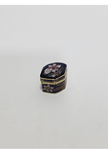Antika Cloisonne Minyatür Kutu 3x2,1cm 108