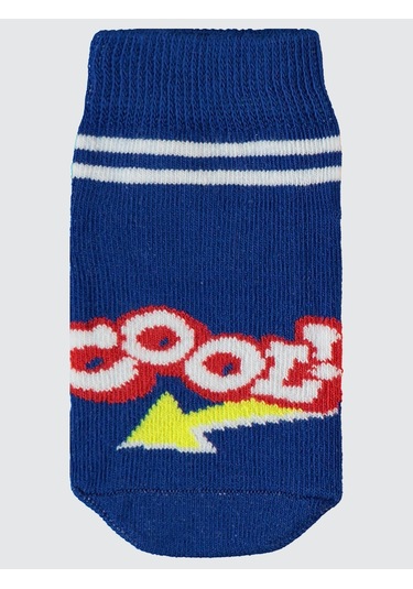 Civil Boys Erkek Çocuk 3'lü Patik Çorap 2-12 Yaş Mavi Mavi