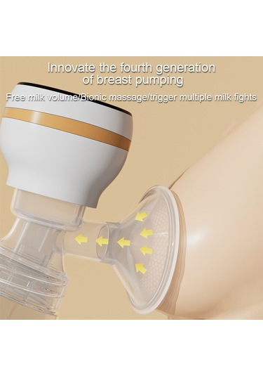 Geeroyoo Yw991 Entegre Elektrikli Emziği - 4 Mod 9 Seviye, 40-50db Sessiz, Ters Akış Engeli, Led Ekranlı, 180ml Pp Biberon, Beyaz 1200mah Batarya