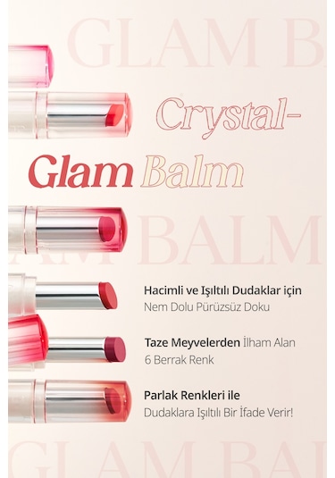 Clio Crystal Glam Balm 01 Honey Peach