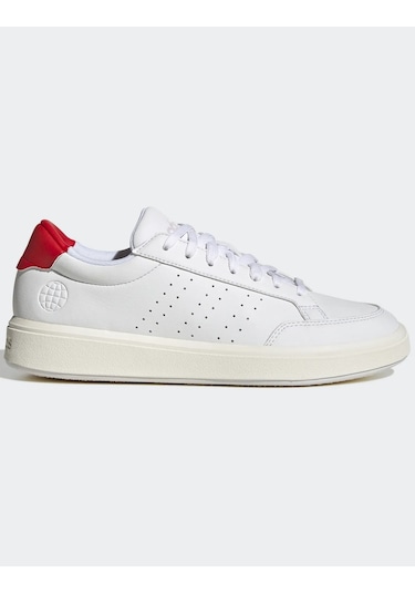 Adidas Nova Court Vegan Leather Sneaker Günlük Beyaz Deri Ayakkabı Beyaz