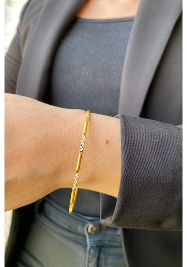 Zümrüt Sarraf 22 Ayar Altın 10 Gr Ajda Yatırımlık Bilezik