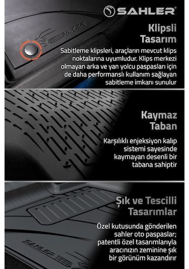 Peugeot 3008 Hybrid 2024+ Uyumlu 4.5d Premium Havuzlu Oto Paspas - Peugeot 3008