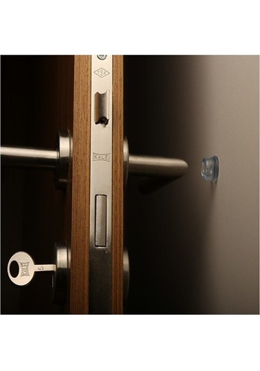 6 Adet Yapışkanlı İz Bırakmaz Silikon Kapı Tamponu Kapı Stoperi Çok Amaçlı Kullanım Mobilya Koruma Çok Renkli