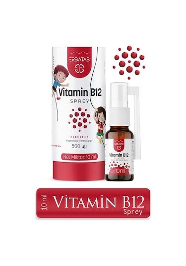 Erbatab Metilkobalamin B12 Sprey 10 ML