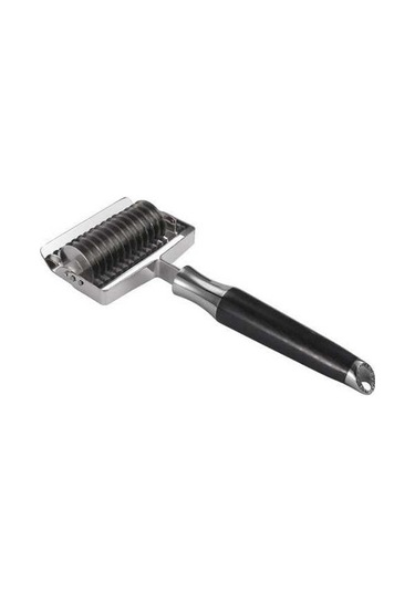 Primepickings Siyah Ahşap Saplı 304 L Paslanmaz Erişte Kesici, Kalınlaştırıcı Mutfak Kullanımı Diğer