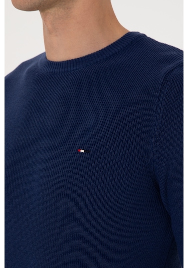 U.s. Polo Assn. Erkek İndigo Kazak /triko 50313667-vr028 Indigo U.s. Polo Assn. Erkek İndigo Kazak /triko 50313667-vr028 Indigo