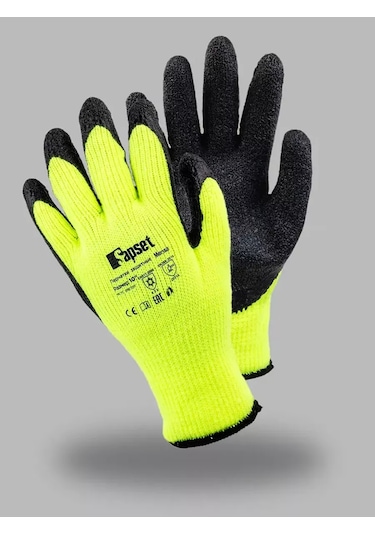 Sapset Kışlık Isıtmalı Kauçuk İş Eldivenleri 175313759