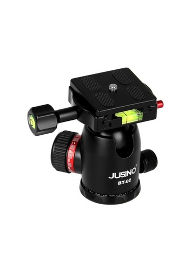 Jusino Bt-02 Profesyonel Tripod Kafası Aluminyum Siyah