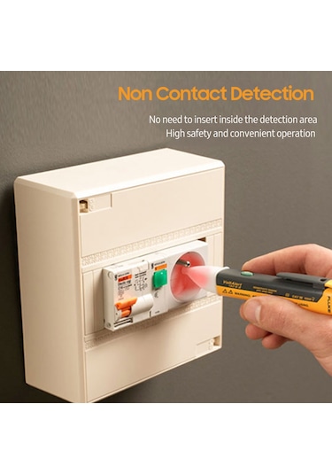 Springsun Fluke Mini El Tipi Temasız Voltaj Test Cihazı, 200-1000v Ac Sesli-ışıklı Alarm