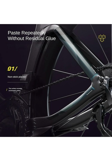 Springsun Enlee Bisiklet Koruma Şeritleri - Su Geçirmez, Çizilmeye Dayanıklı, Kişiselleştirilebilir Bisiklet Aksesuarları Köpekbalığı Desenli