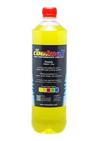 Srf Coolmax Bilgisayar Soğutma Sıvısı 1000ML Kristal Sarı