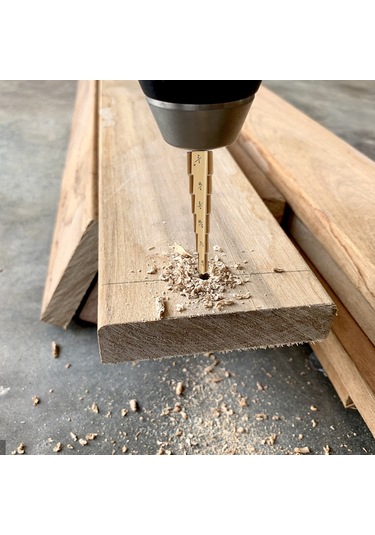 Kangvka 3 Adet Titanyum Kaplı Hss Basamaklı Matkap Ucu Seti Opp Paketli