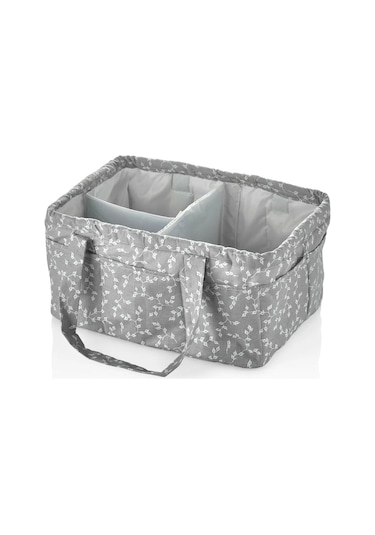 Babyjem Katlamalı Anne&Bebek Organizer Gri Çiçek 7951 Gri
