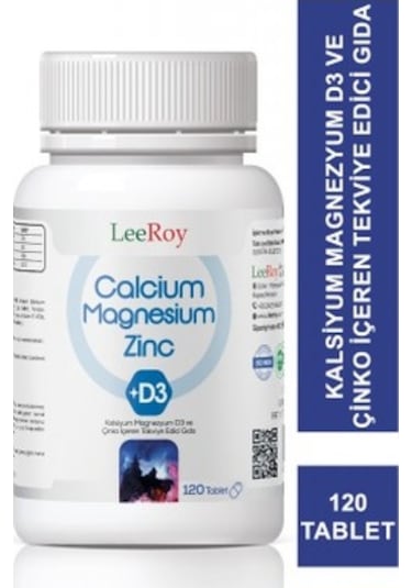 LeeRoy Calcium Magnesium Zinc 120 Tablet