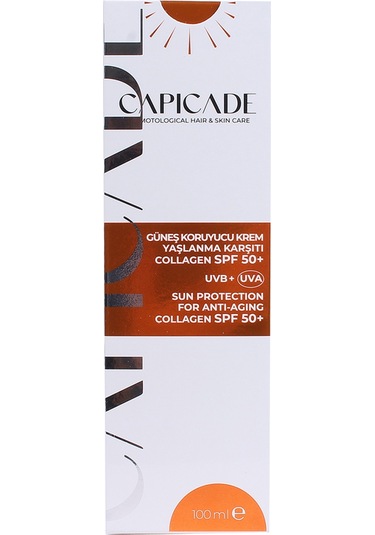 Capicade Collagen Güneş Koruyucu Krem Spf 50+ 100 ML