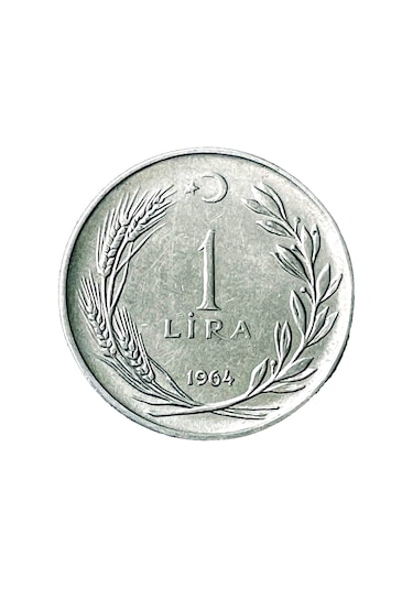 1964 Yılı Madeni 1 Lira