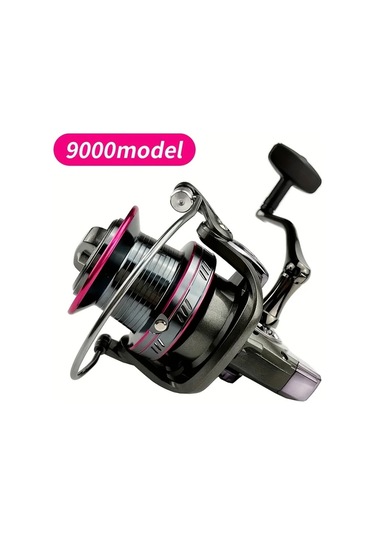 Motion003 Büyük Boy Balıkçılık Makarası 9000 12000 Tip 10000 Metal Makara 30kg Sürükleme 4 0 1 Dişli Oranı Pürüzsüz Döküm Naylon Gövde Tatlı Ve Tuzlu Su İçin