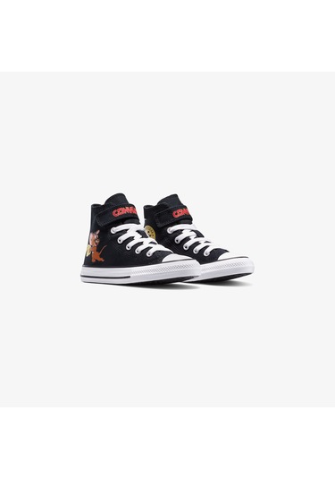Converse X Tom & Jerry Chuck Taylor All Star Easy-on Çocuk Siyah Sneaker A15114c Siyah