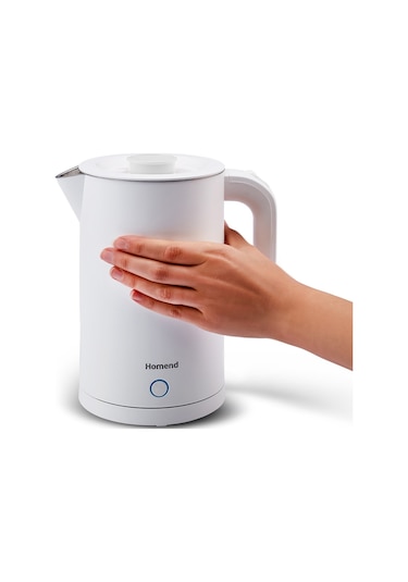 Homend Heatrow Cooltouch 1618H Paslanmaz Çelik El Yakmaz Gövdeli Su Isıtıcısı