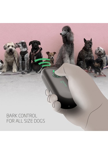Geeksen D8 Ultrasonik Köpek Havlama Durdurucu - 15 Gün Kullanım Süresi, 60 Gün Bekleme Modu, Abs Malzeme, Gri Renk