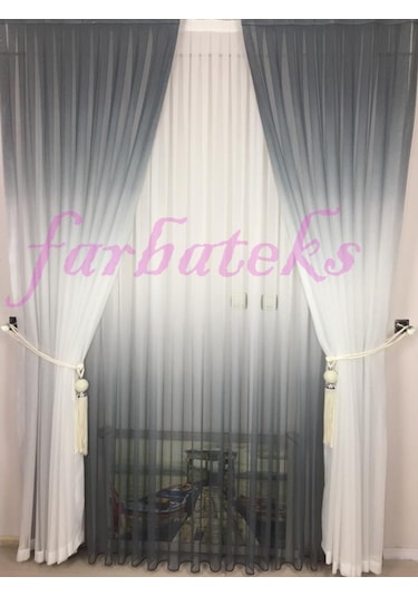 Brillant Tül Perde - Renk Geçişli Tül - Renkli Tül Perde