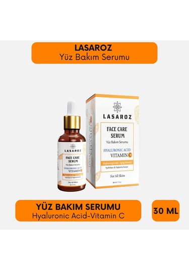 Lasaroz Yüz Bakım Serumu Hyaluronic Acid Vitamin C 30 ML