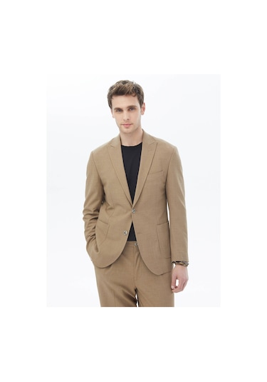 Kip Vizon Mikro Modern Fit Takım Elbise Vizon