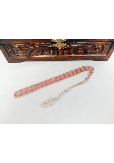 Trabzon Bakır Kazaz Püsküllü Kanayan Bağa Tesbih Ölçü: 6,5 X 12