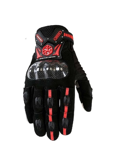 Scoyco Mc20 Carbon Kırmızı Eldiven