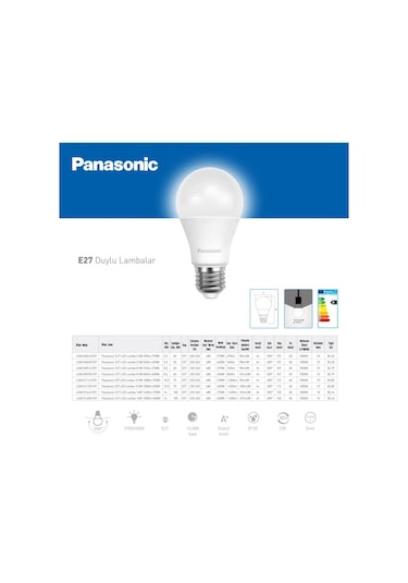 Panasonic 14 Watt Led Ampul E27 Duy 1500 Lümen Beyaz Işık