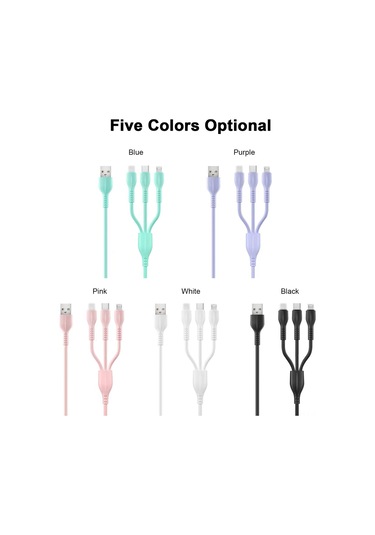 Geeksen Type C Usb Kablo, 2a Hızlı Şarj Ve Veri Transferi, Silikon Malzeme, 1 Metre Uzunluk, Pembe