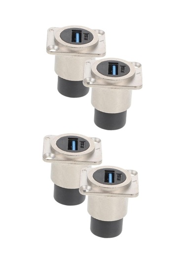4 Pcs Usb Panel Soketi Usb Kuplör Veri Aktarımı İçin Usb Konektörü C Usb Kablosu