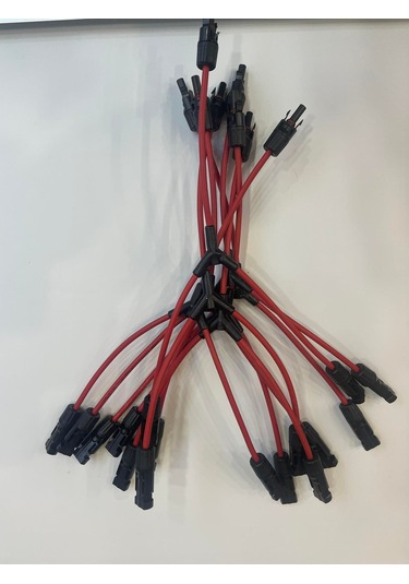 Sunpro MC4 Solar Konnektör 2 İn 1 Kablolu Paralelleme 2'Li