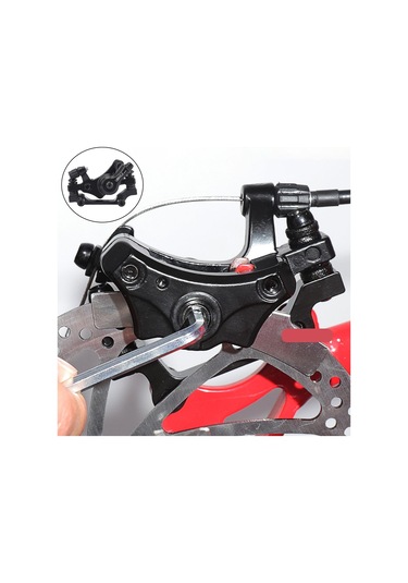 Suntek Deluxe Katı Bisiklet Disk Fren Kaliper Bisiklet Hattı