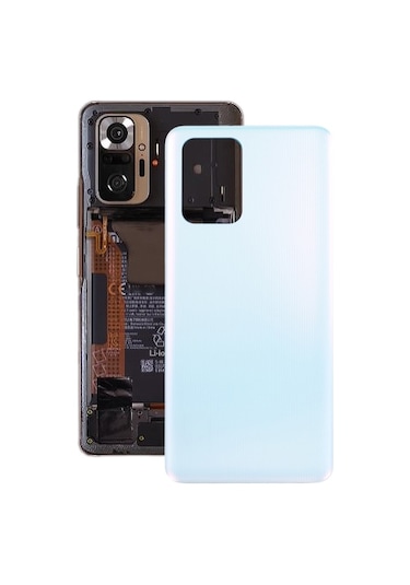 Cbtx Xiaomi Redmi Note 10 Pro Çin 5g Beyaz Uyumlu Arka Pil Kapağı