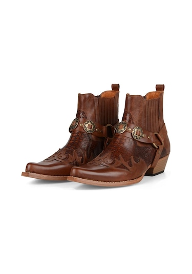 Taba Western Erkek Kovboy Botu Footcourt Taba