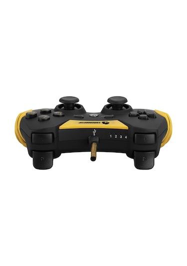Gamebooster Gb-j54y Ps3 / Pc Uyumlu Sarı Kablolu Dualshock Titreşimli Gamepad