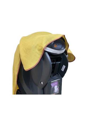 Ezh Collection 4010 Bebek Müslin Oto Koltuğu Kılıfı Hardal